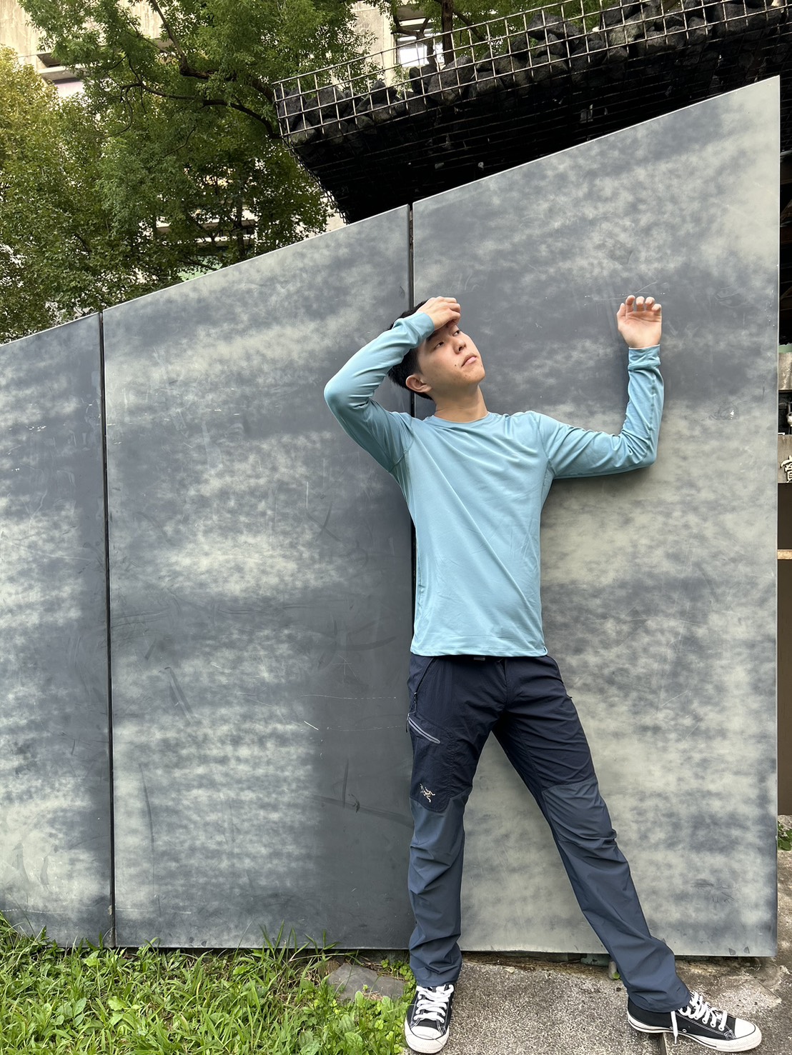 2024織宇男圓領輕刷毛排汗衣