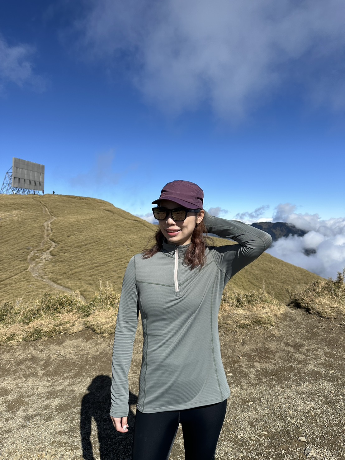 25/26斑馬無重力女半門襟刷毛衣